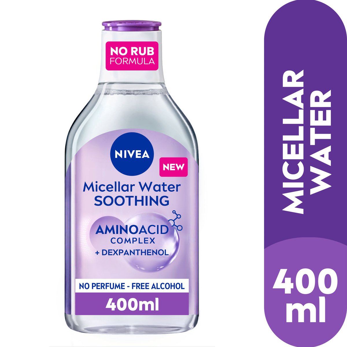Nivea Makeup Remover Micellar Water Soothing Amino Acid 400 ml