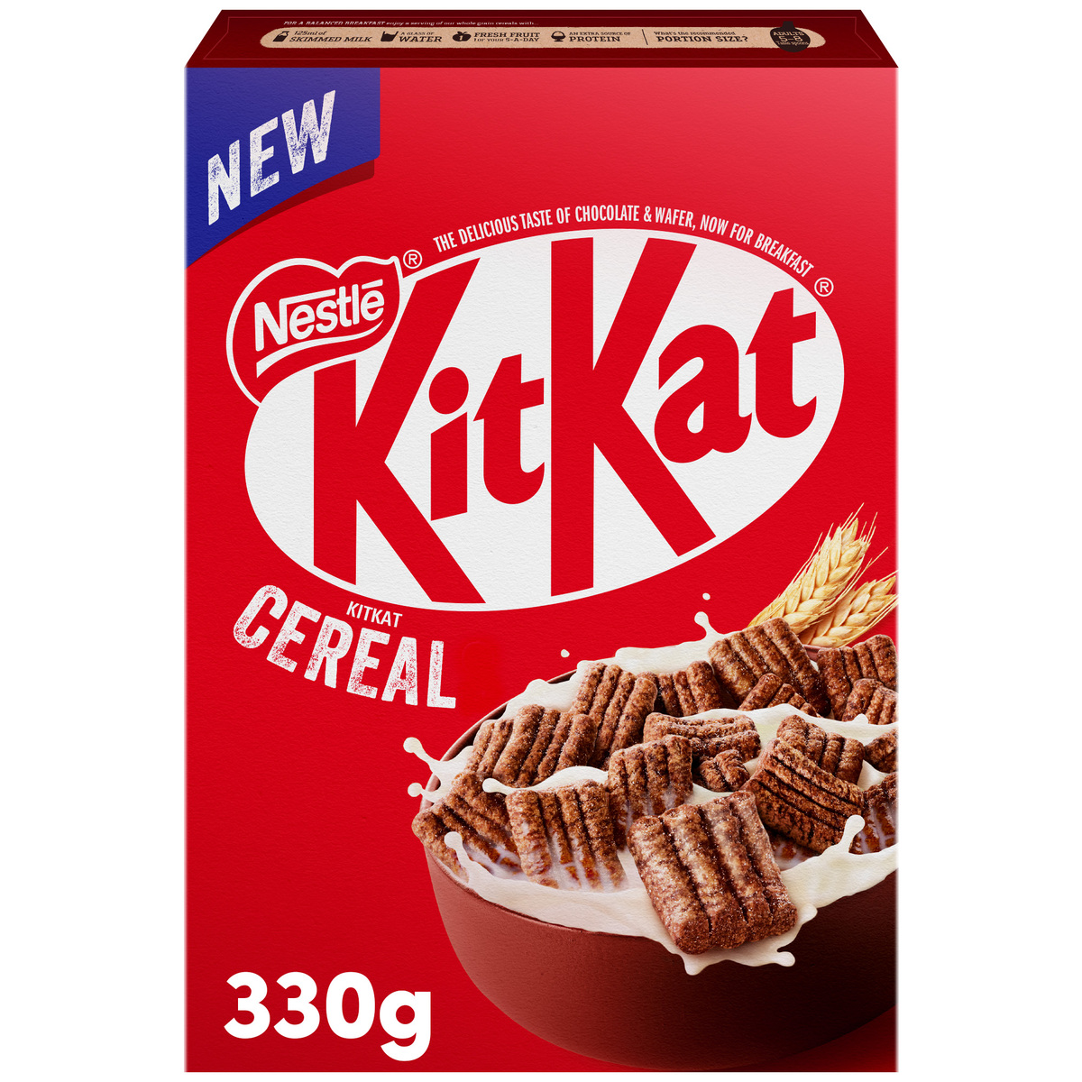 Buy Nestle KitKat Chocolate Breakfast Cereal Pack 330 g Online at Best Price | Sugar & chocolate cereals | Lulu KSA in Saudi Arabia