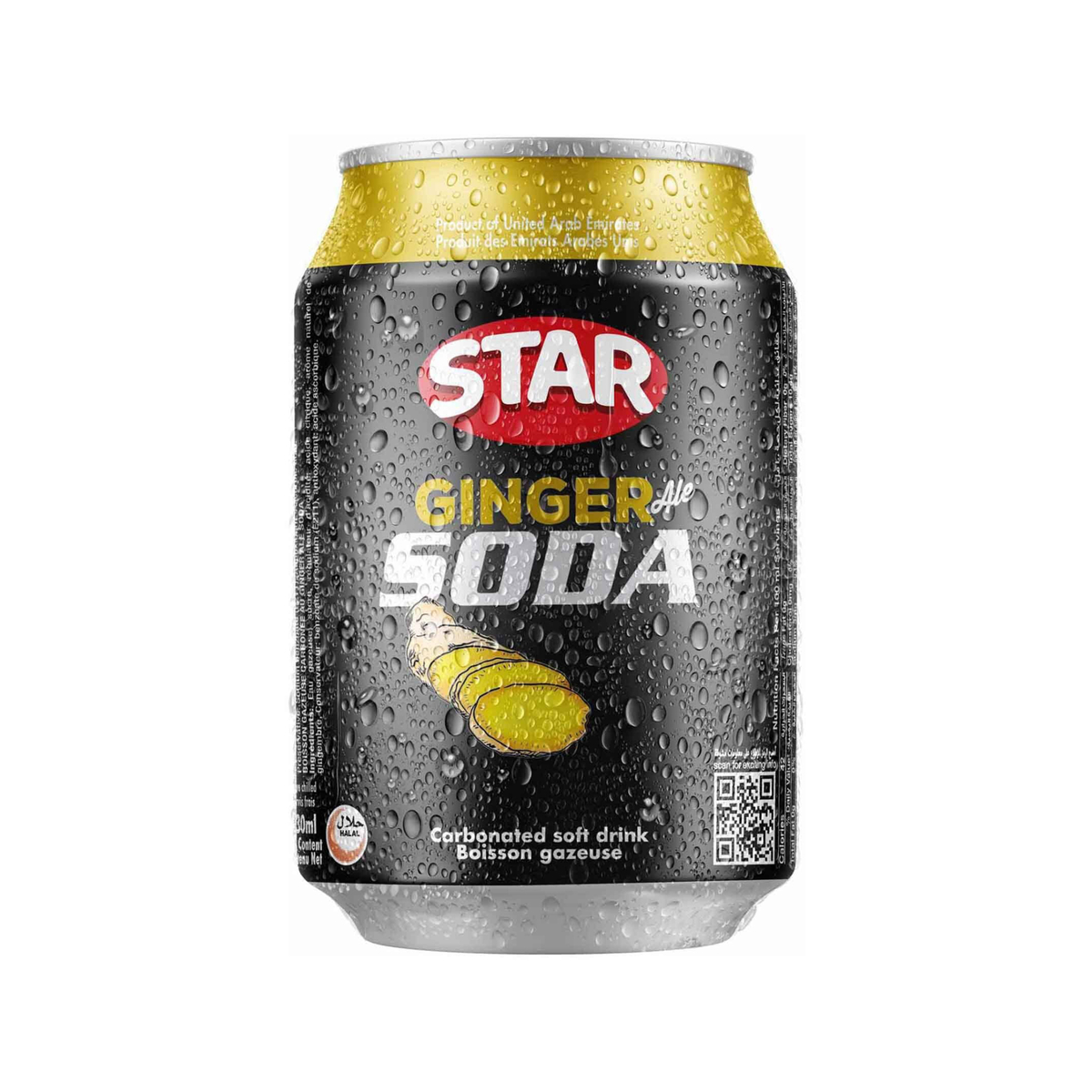 Star Ginger Soda Carbonated Soft Drink 6 x 300 ml