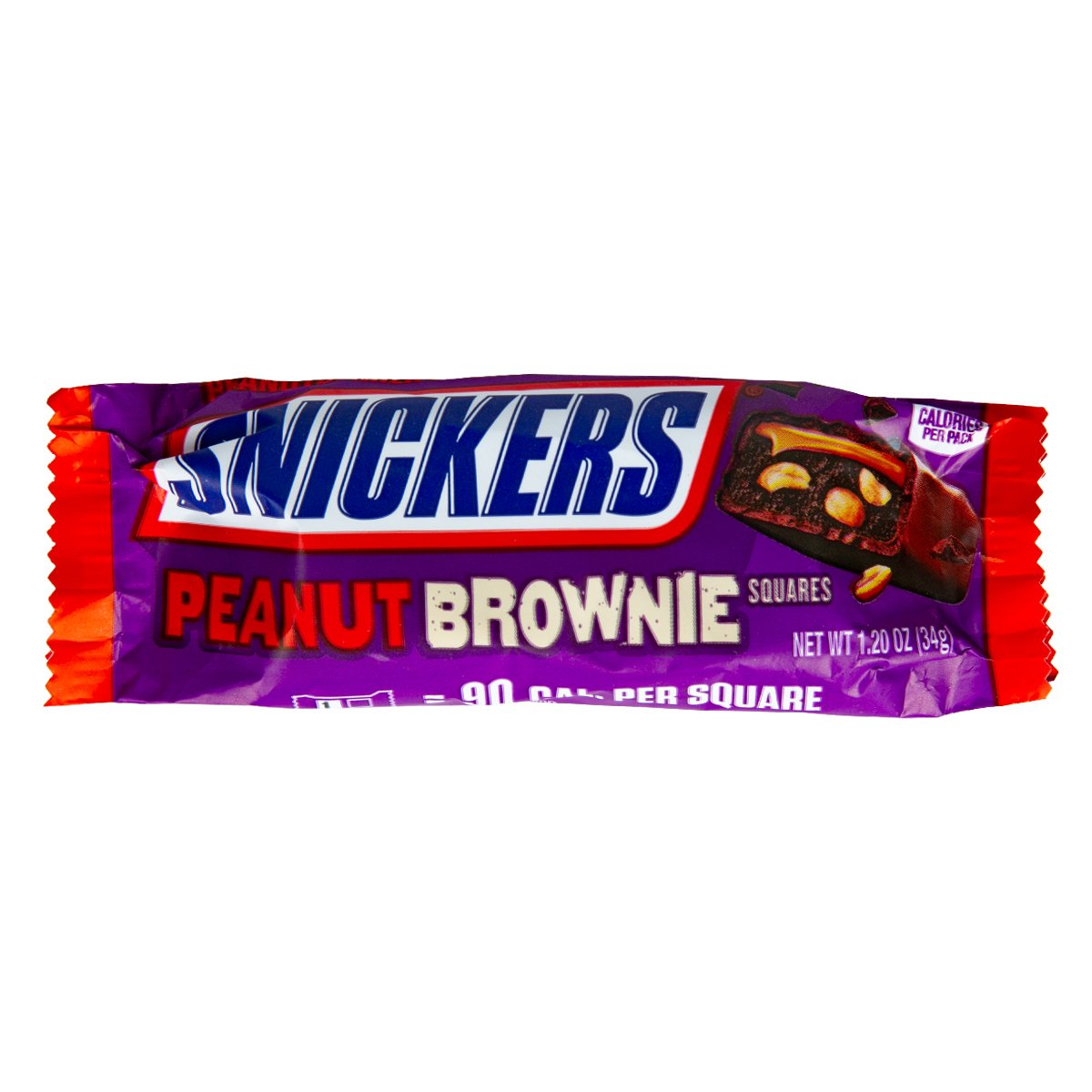 Snickers Peanut Brownie Squares 34 g
