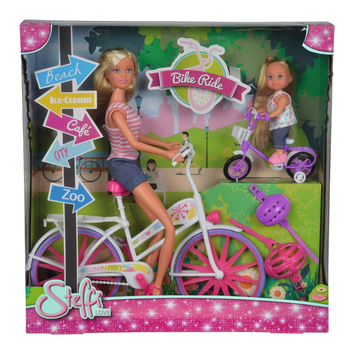 Simba Steffi Love Bike Ride Doll Set, 5733045