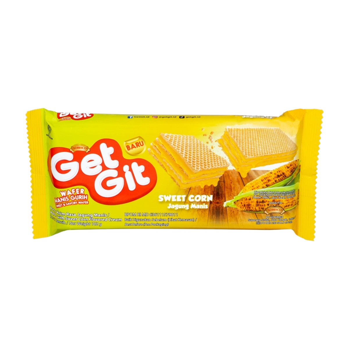 Get Git Wafer Sweet Corn 102g