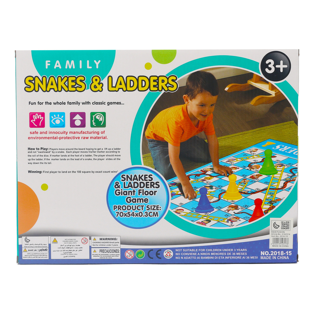 Skid Fusion Snakes & Ladders Mat Game 2018-15