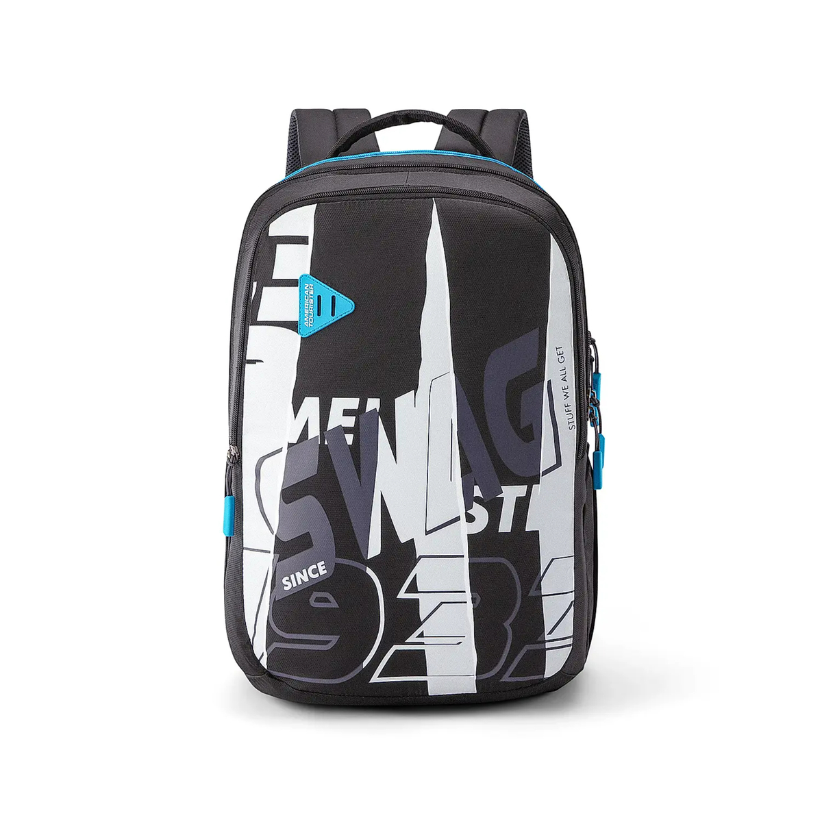 American Tourister Quad + School Backpack, 29 L Volume, Lake Green, GAT104