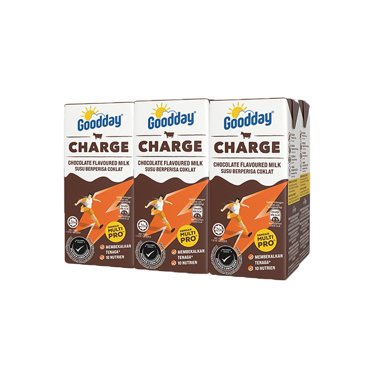 Good Day Uht Charge Chocolate Flavoured Milk 200mlx6's