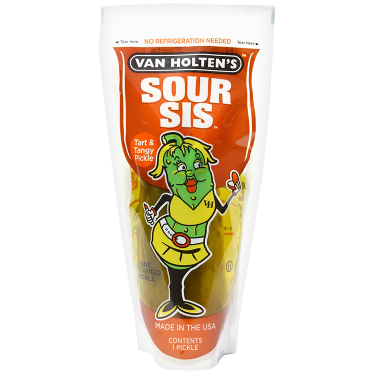 Van Holten's Sour Sis Tart & Tangy Pickle 1 pc
