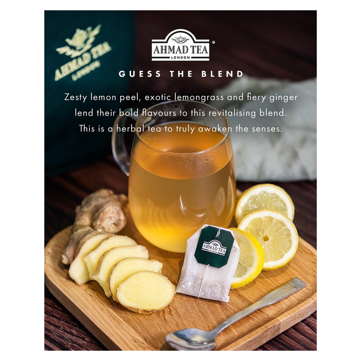 Ahmad Tea Lemon & Ginger Tea 20 Teabags