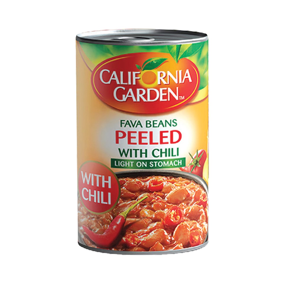 California Garden Fava Beans Peeled With Chili Value Pack 3 x 450 g