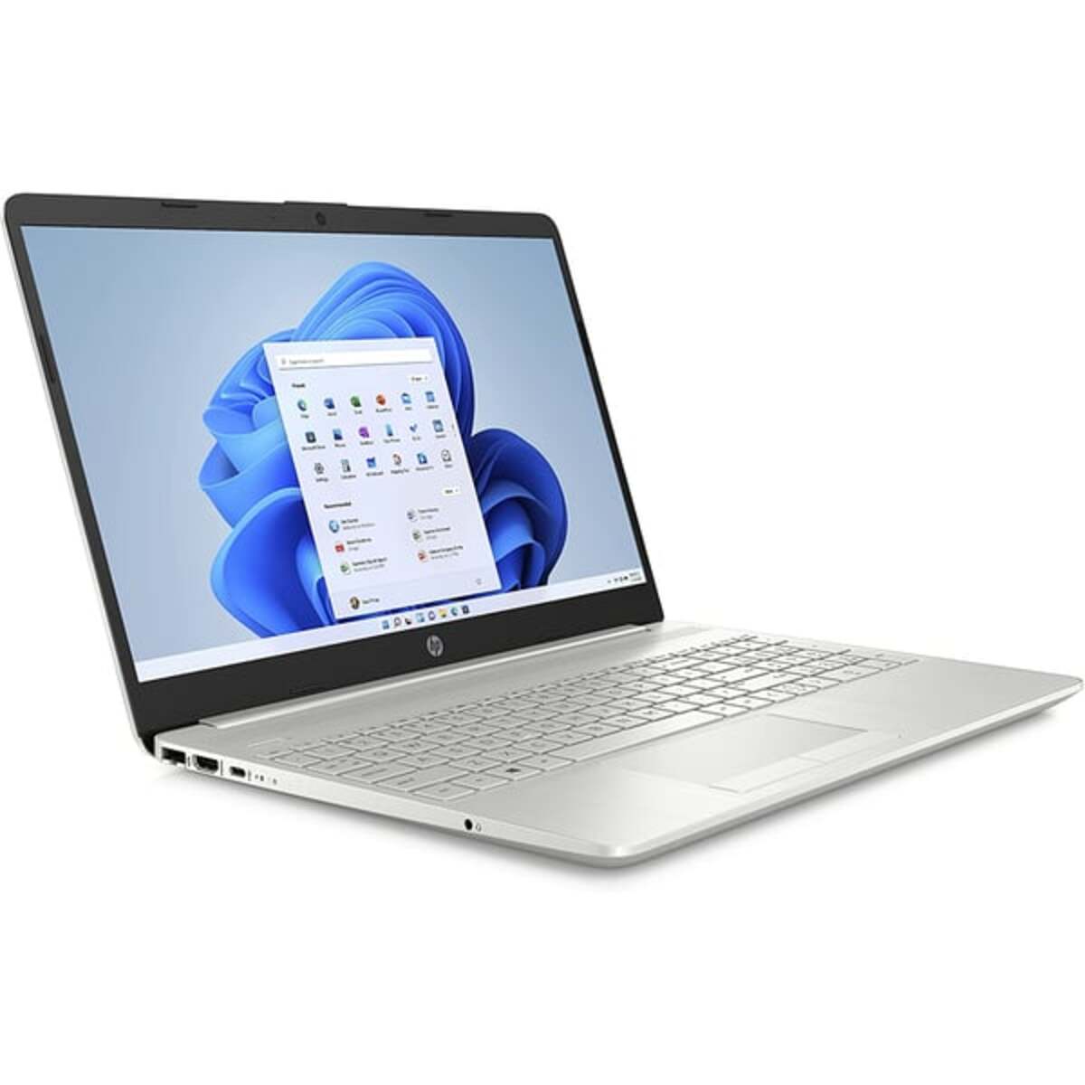 HP 15.6 Inches FHD Laptop, Intel Core I3, 4 GB RAM, Windows 11, English/Arabic Keyboard, Natural Silver, 15-DW3390NE