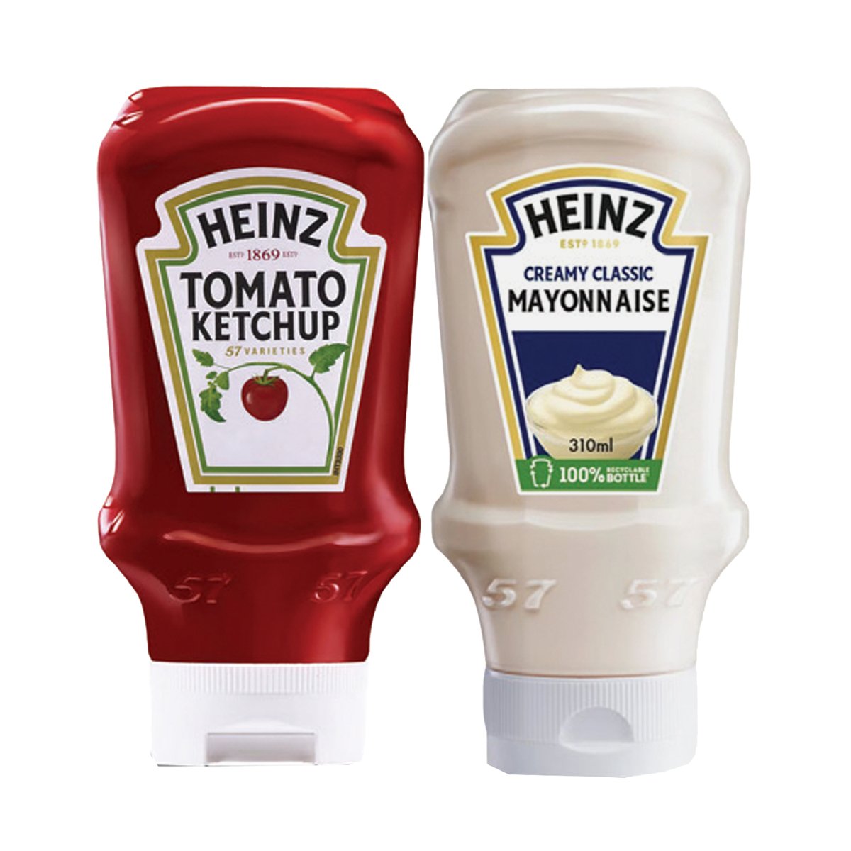 Heinz Tomato Ketchup 400 ml + Classic Mayonnaise 310 ml