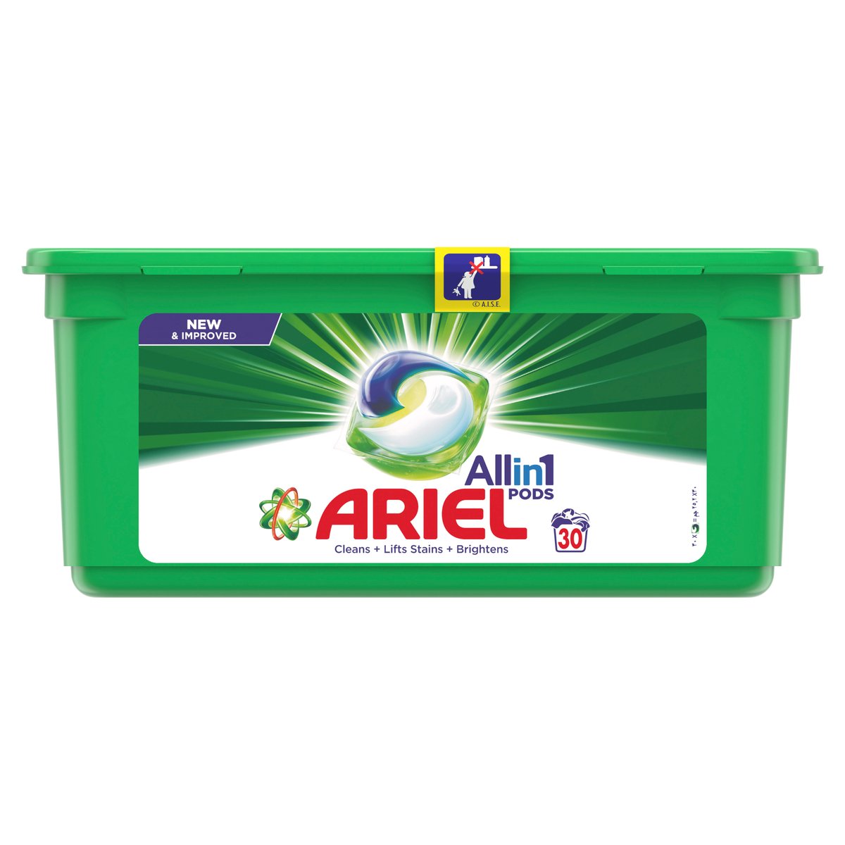 Ariel All in 1 Pods Original Scent Liquid Detergent Capsules 30 pcs