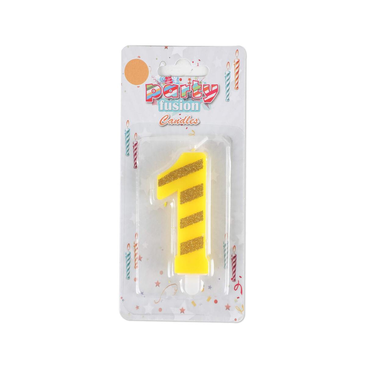Party Fusion Powder Number Candle