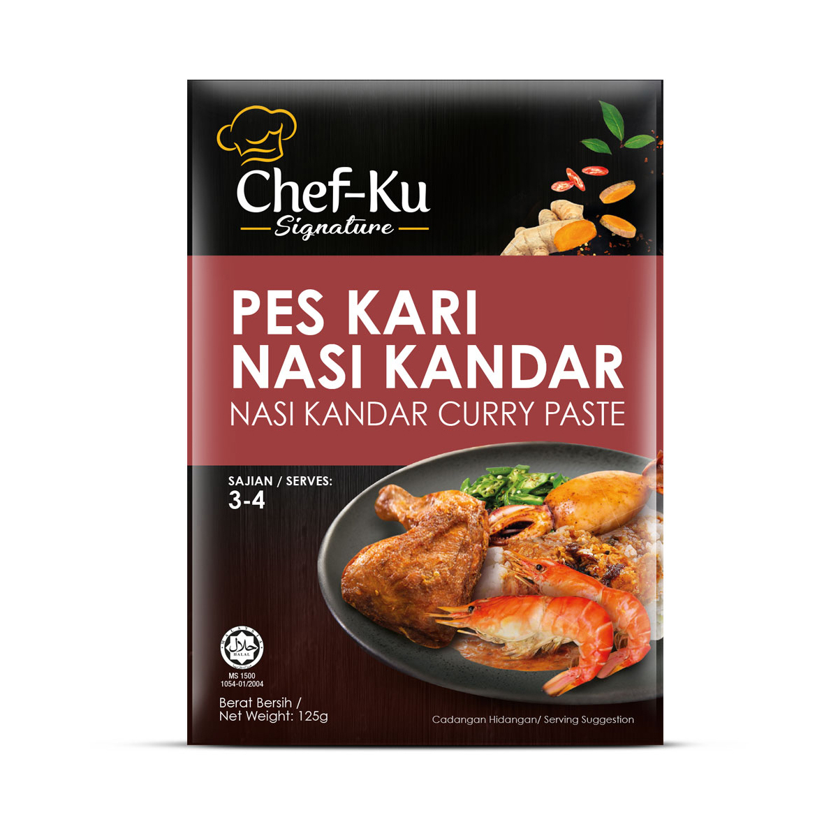 Chef-Ku Nasi Kandar Curry Paste 125g