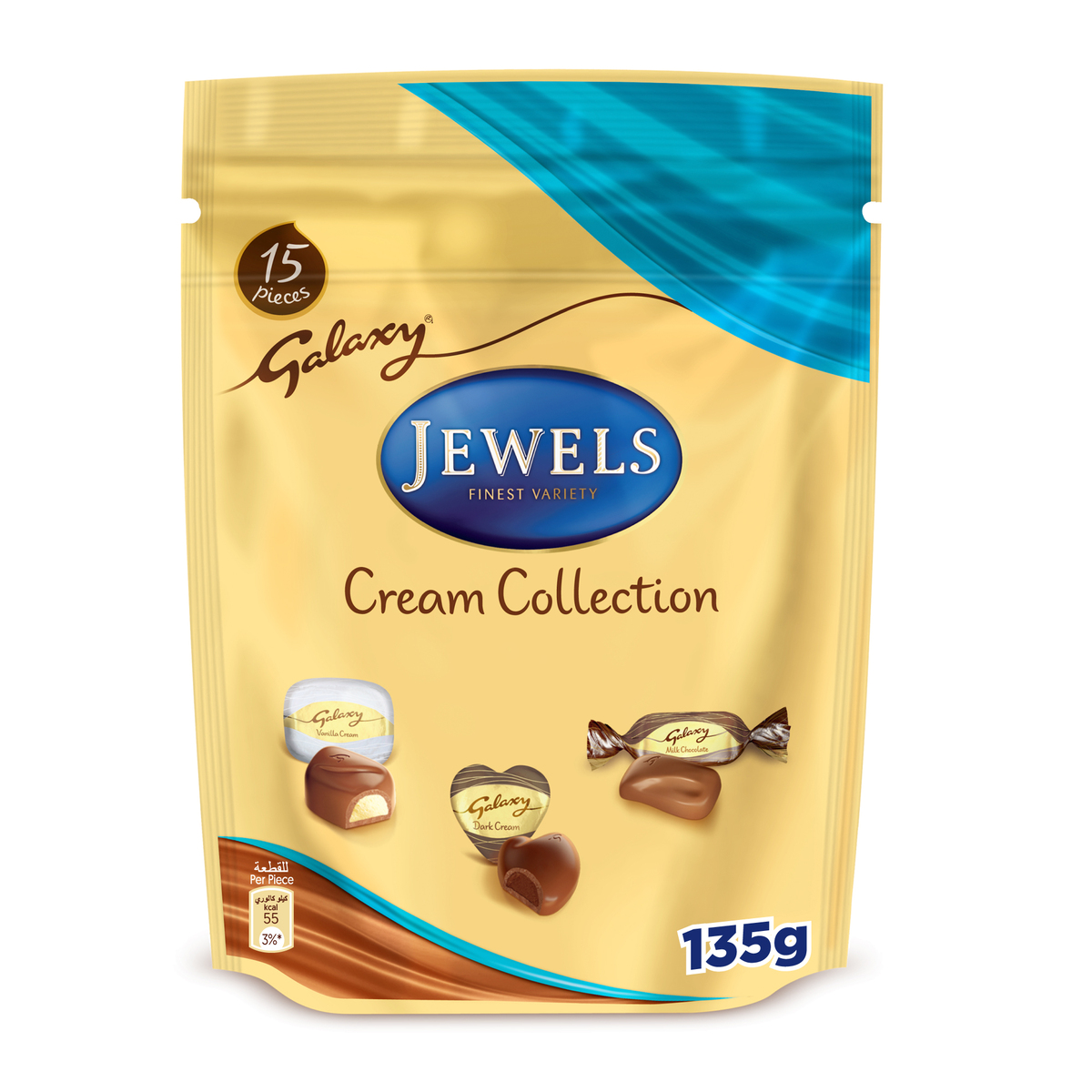 Galaxy Jewels Assortment Chocolate Cream Pouch  135 g