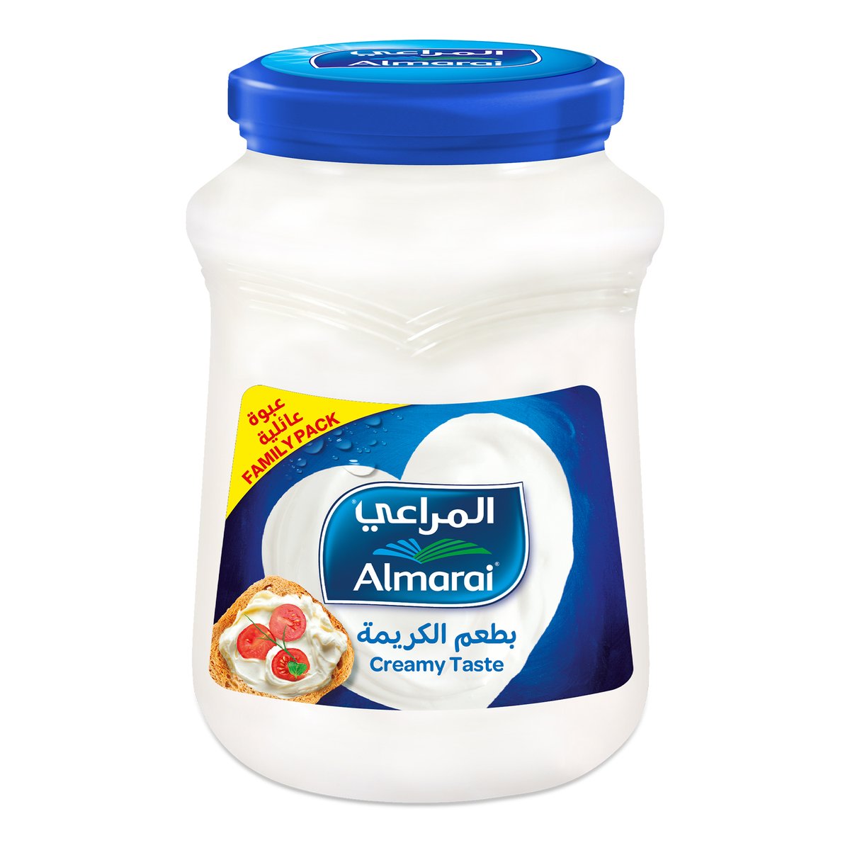 اشتري قم بشراء المراعي جبنة كريمية مطبوخة 1100 جم Online at Best Price من الموقع - من لولو هايبر ماركت Jar Cheese في السعودية