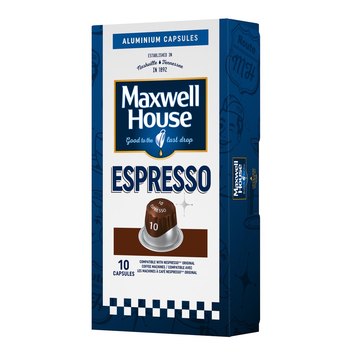Maxwell House Espresso Coffee Capsules 10 pcs 52 g