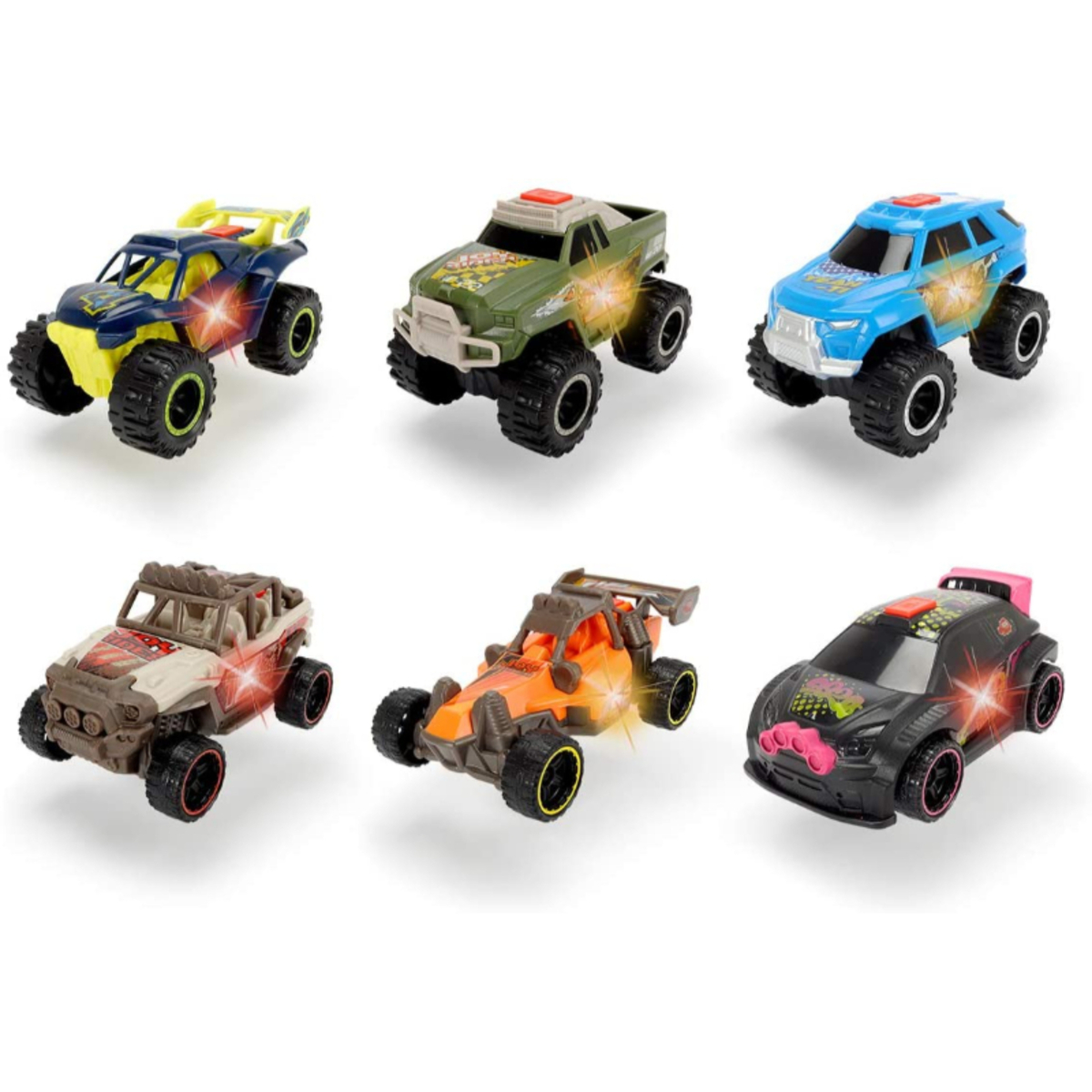 Dickie Toys Joy Rider Vehicle with Light and Sound, 6 Models, Assorted, 203761000
