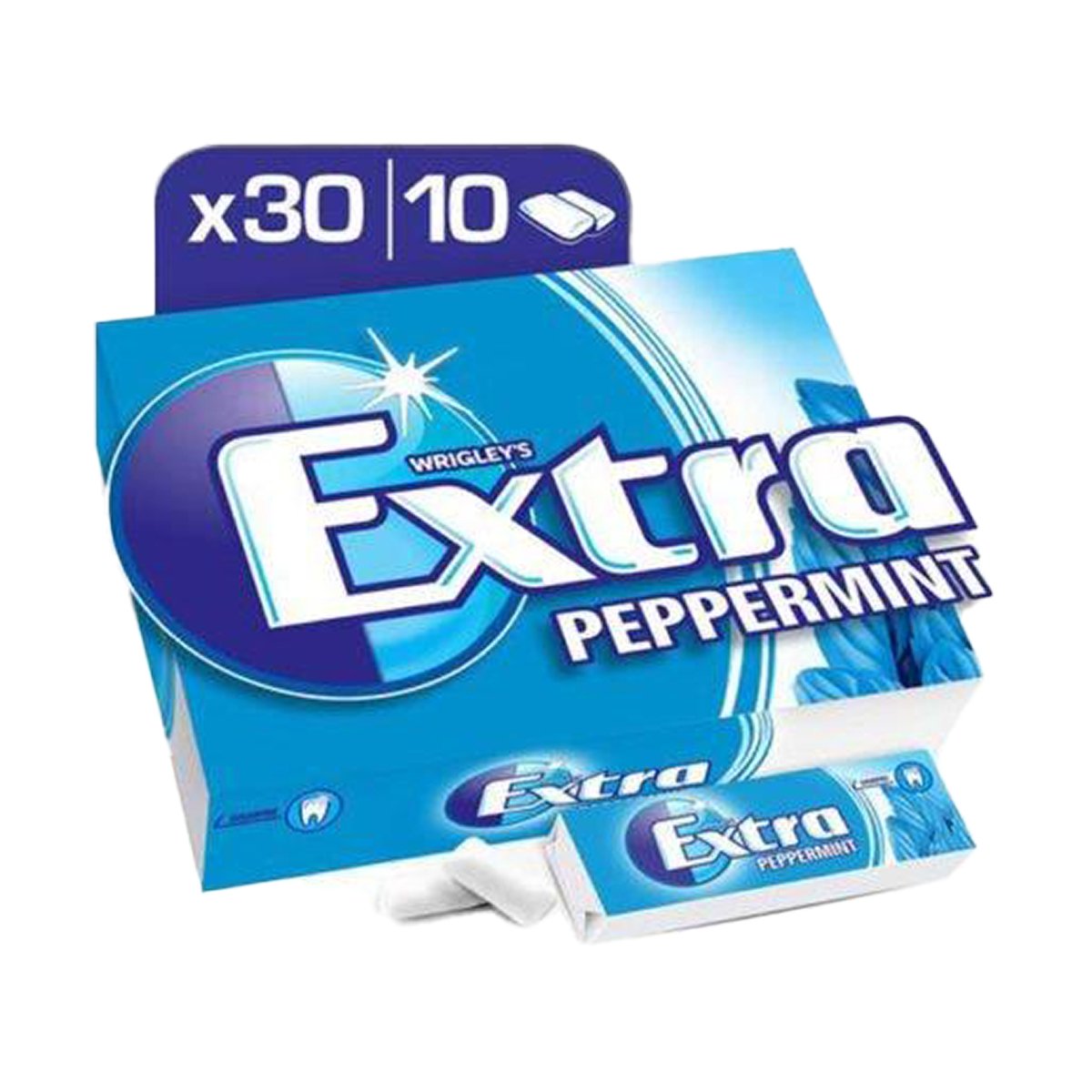 Wrigley's Extra Peppermint Gum 30 x 10 pcs
