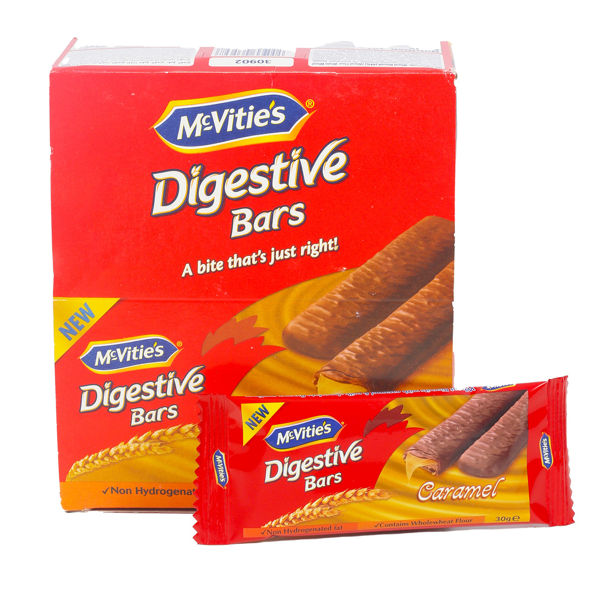 McVitie's Digestive Caramel Bar 24 x 30 g