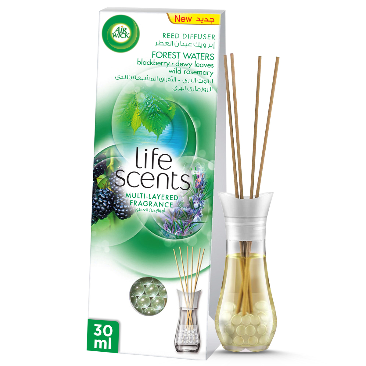 Airwick Air Freshener Reeds LS Forest Waters 30 ml