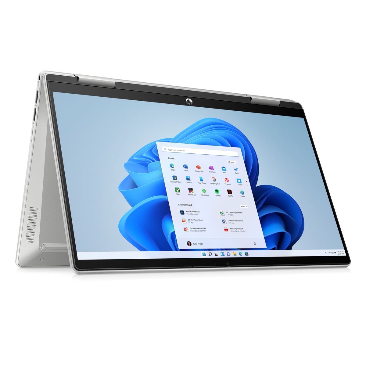 HP Pavilion x360 2-in-1 Laptop 14-ek0009ne, Windows 11 Home Single Language, 14", touch screen, Intel® Core™ i3, 8GB RAM, 256GB SSD, FHD, Natural silver