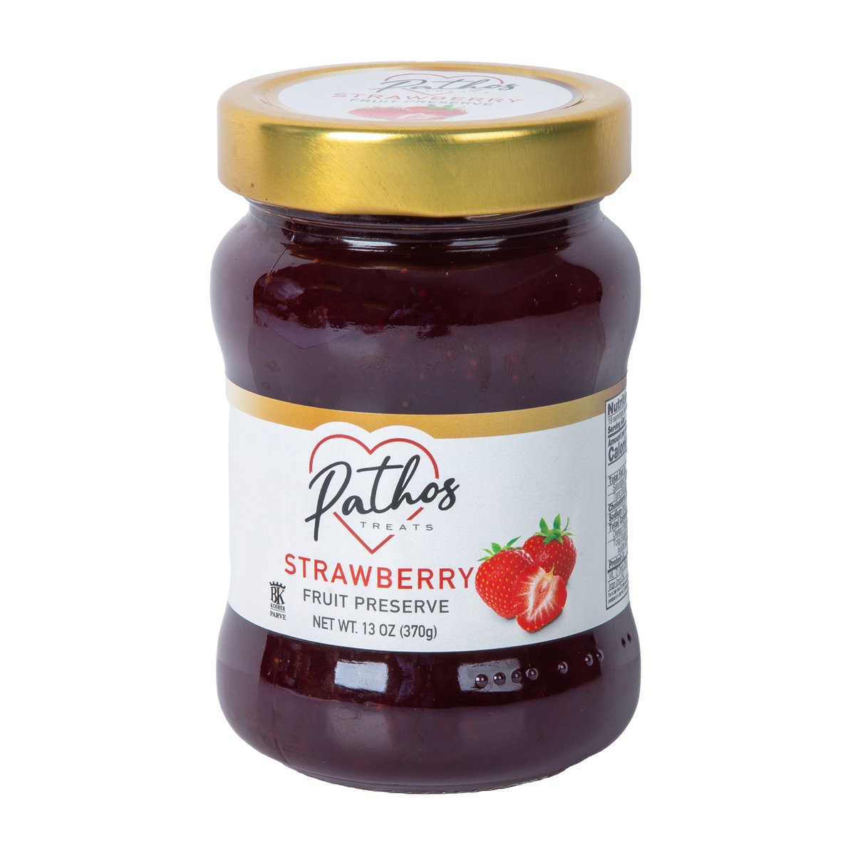 Pathos Treats Strawberry Fruit Jam 370 g