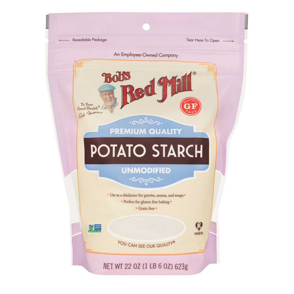 اشتري قم بشراء Bobs Red Mill Unmodified Potato Starch 623 g Online at Best Price من الموقع - من لولو هايبر ماركت Flour في الكويت