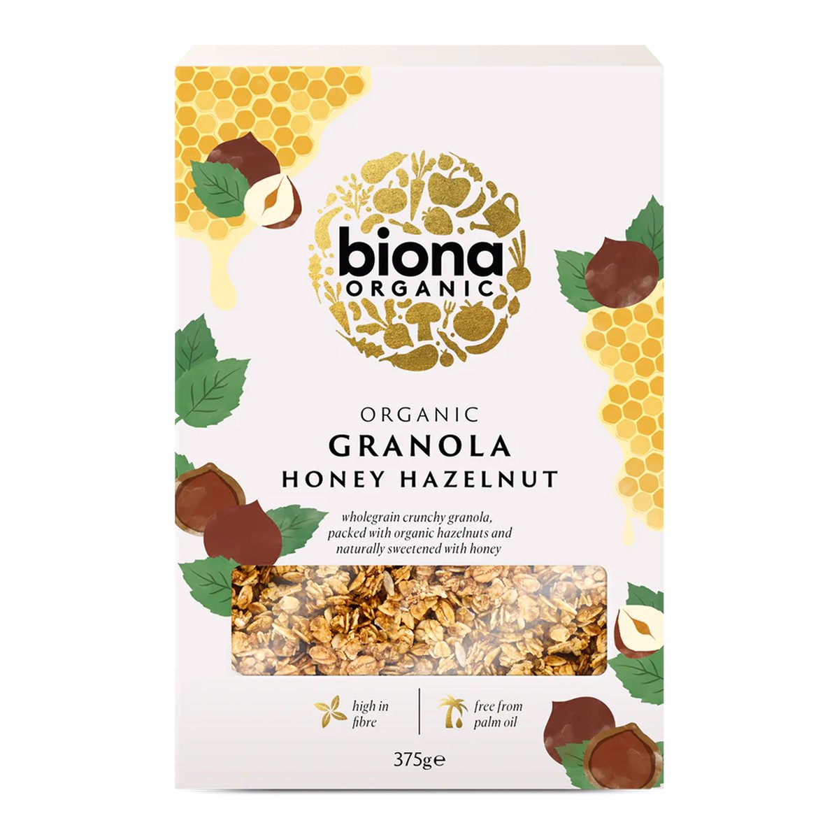 Biona Organic Granola Honey Hazelnut 375 g