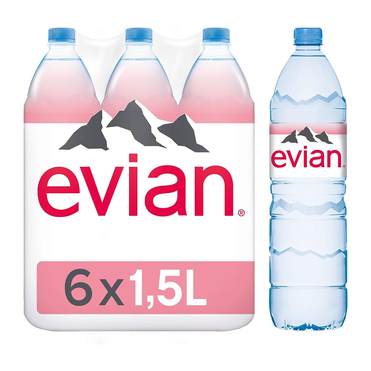 إيفيان مياه معدنية طبيعية 1.5 لتر