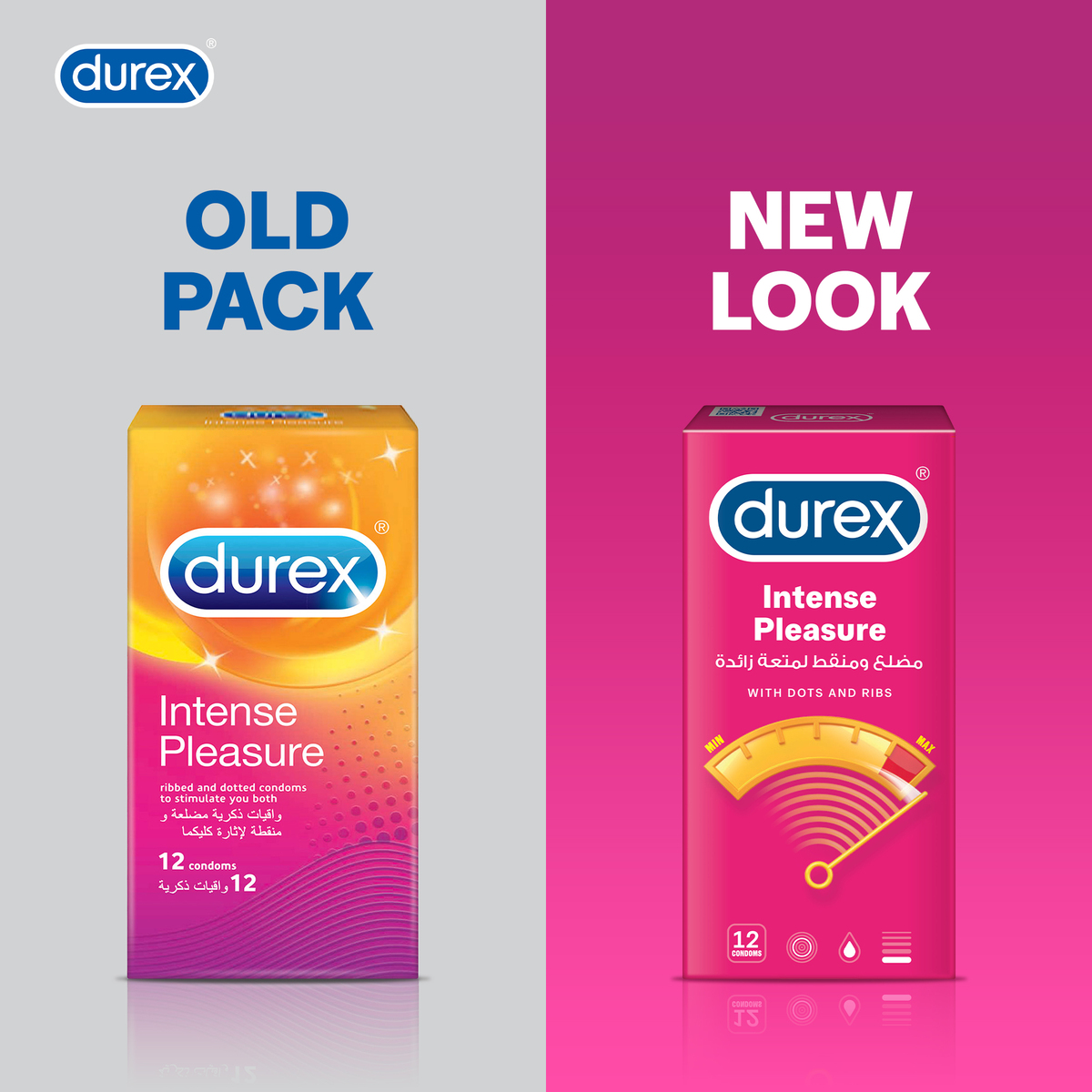 Durex Intense Pleasure Condom 12 pcs