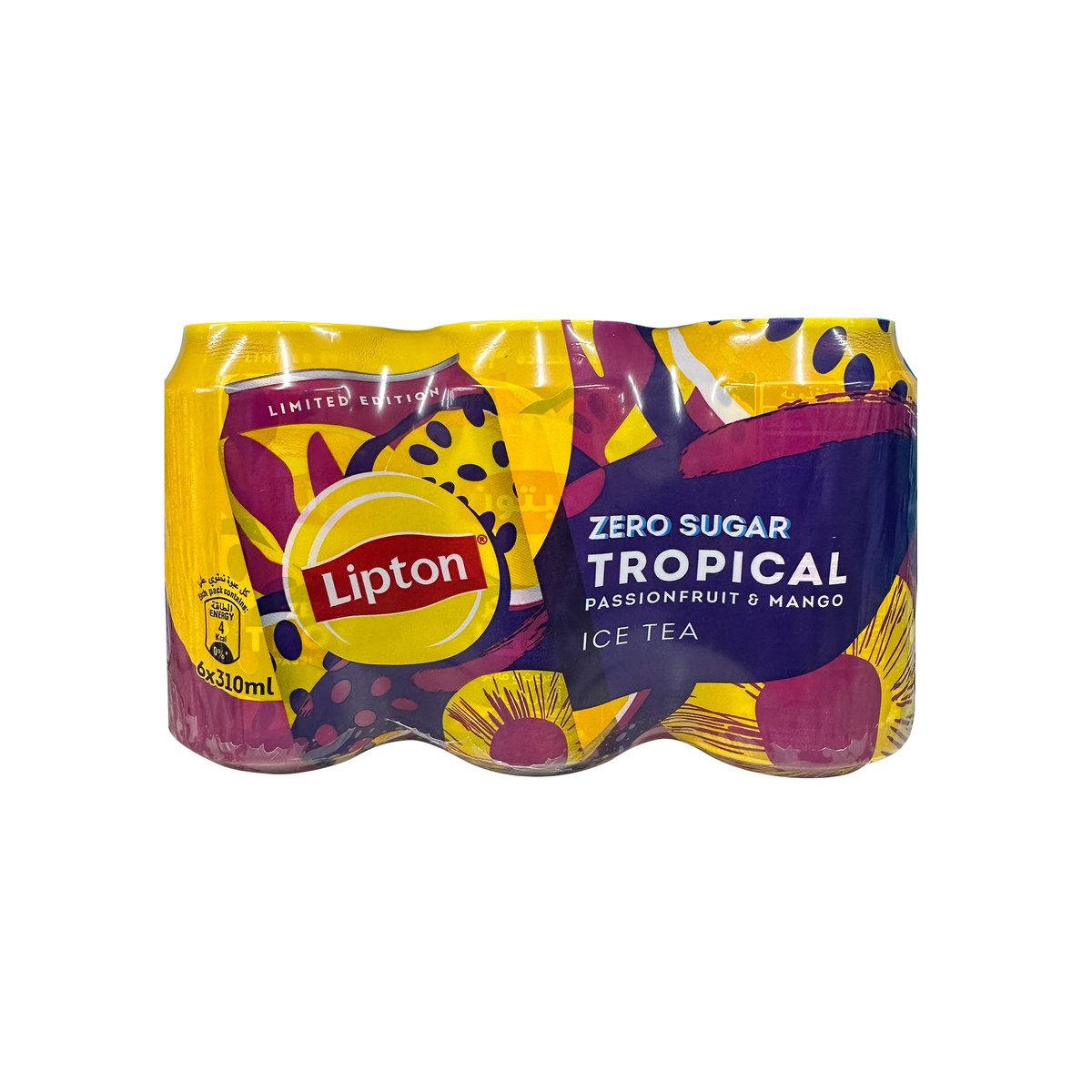 Lipton Zero Sugar Tropical Passionfruit & Mango Ice Tea 310 ml
