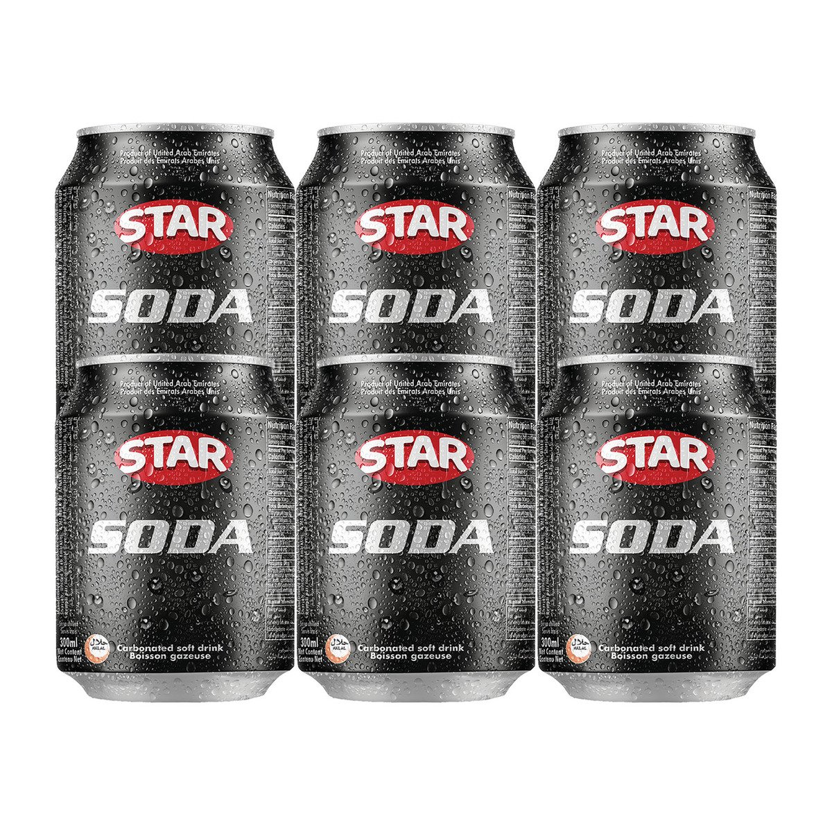 Star Soda Can 6 x 300 ml