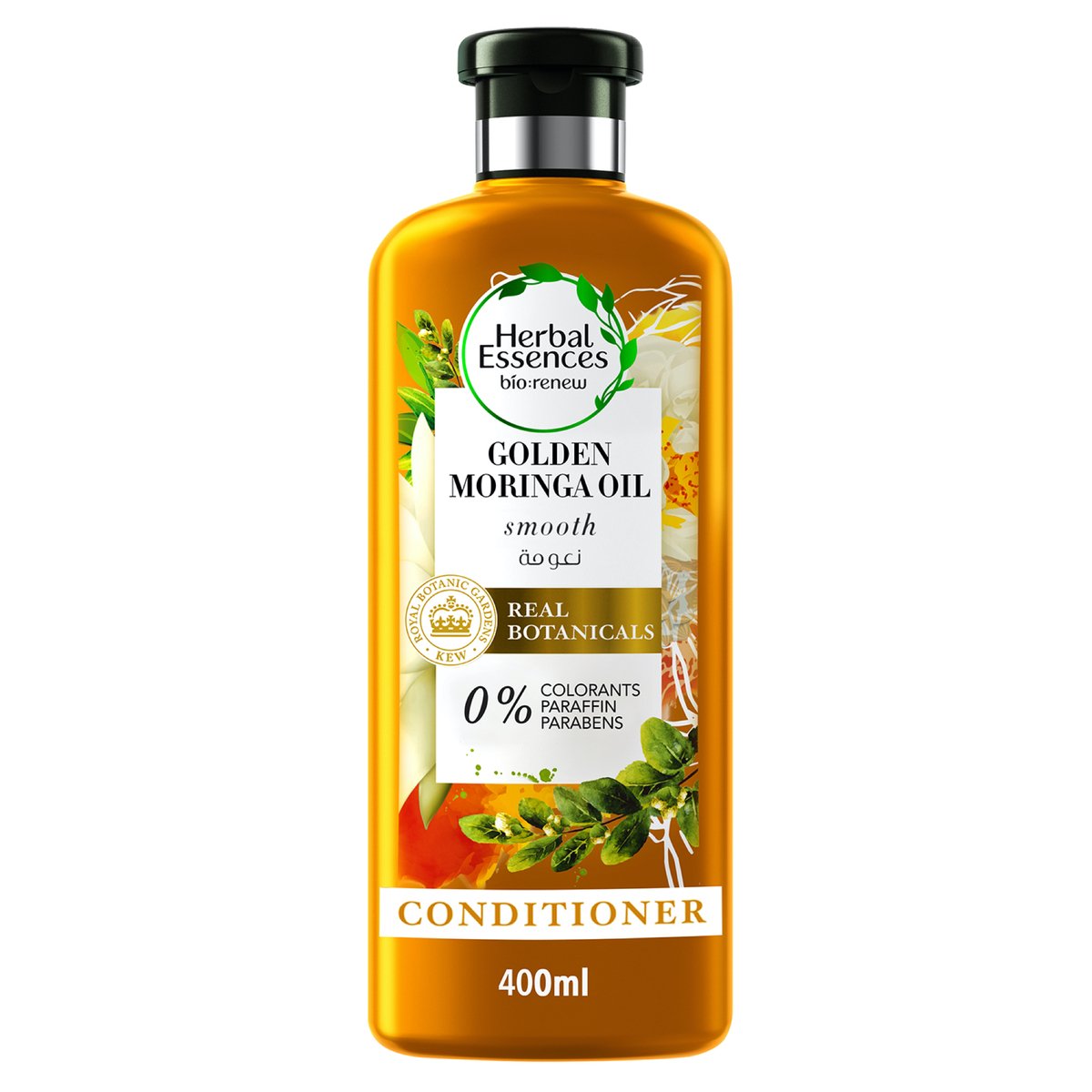 Buy Herbal Essences Bio: Renew Smooth Golden Moringa Oil Conditioner, 400 ml Online at Best Price | Conditioners | Lulu UAE in Kuwait