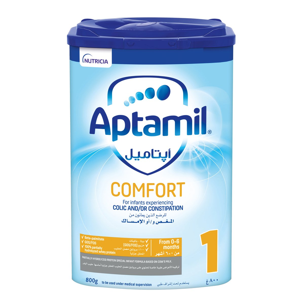 Aptamil Comfort Stage 1 Infant Formula Based From 0-6 Months 800 g