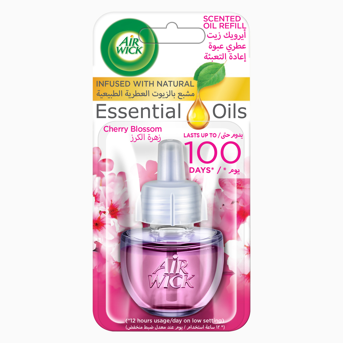 Airwick Scented Oil Fragrance Diffuser Refill Cherry Blossom Fragrance 19 ml