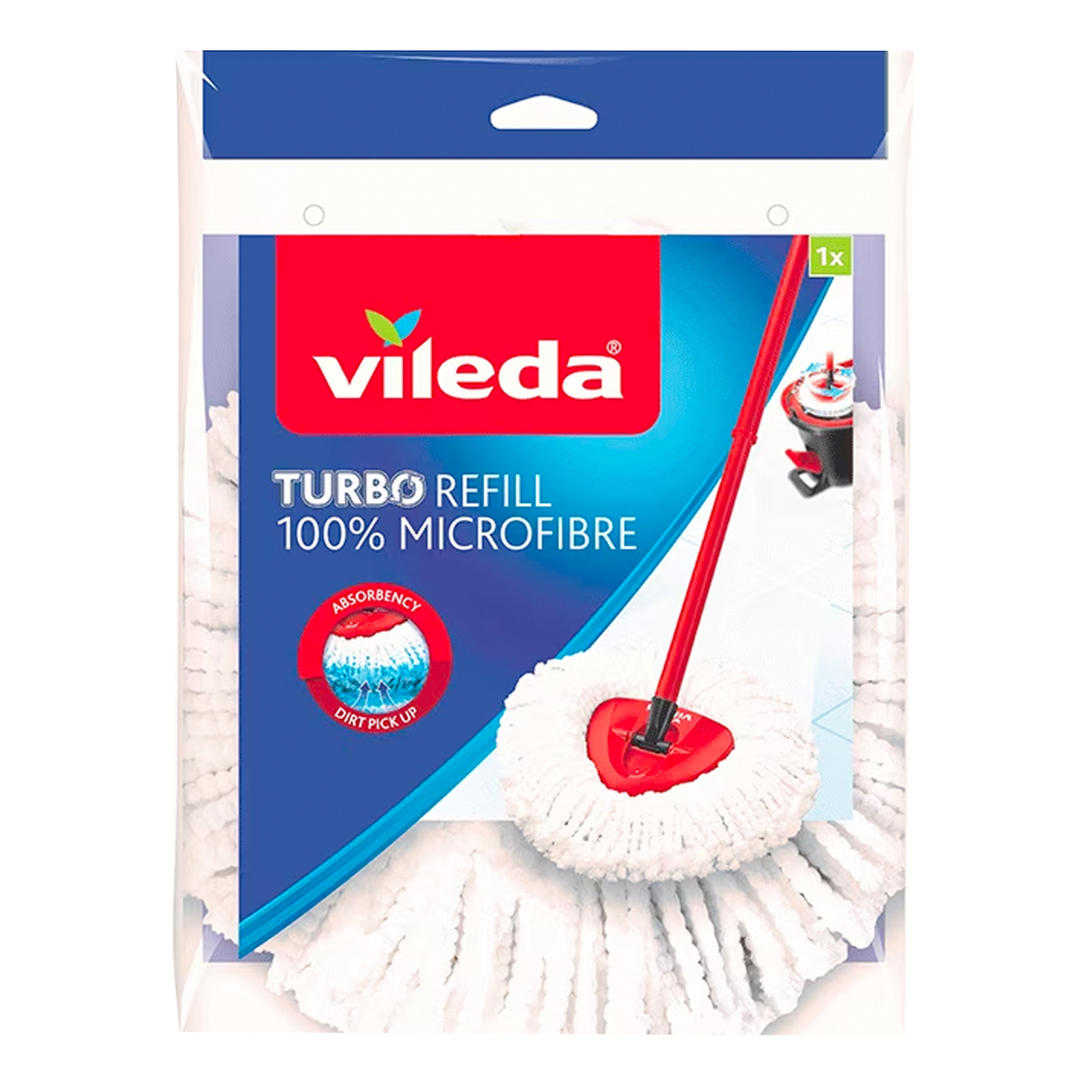 Vileda Easy Wring & Clean Spin Mop / Rotating Mop Refill 1pc