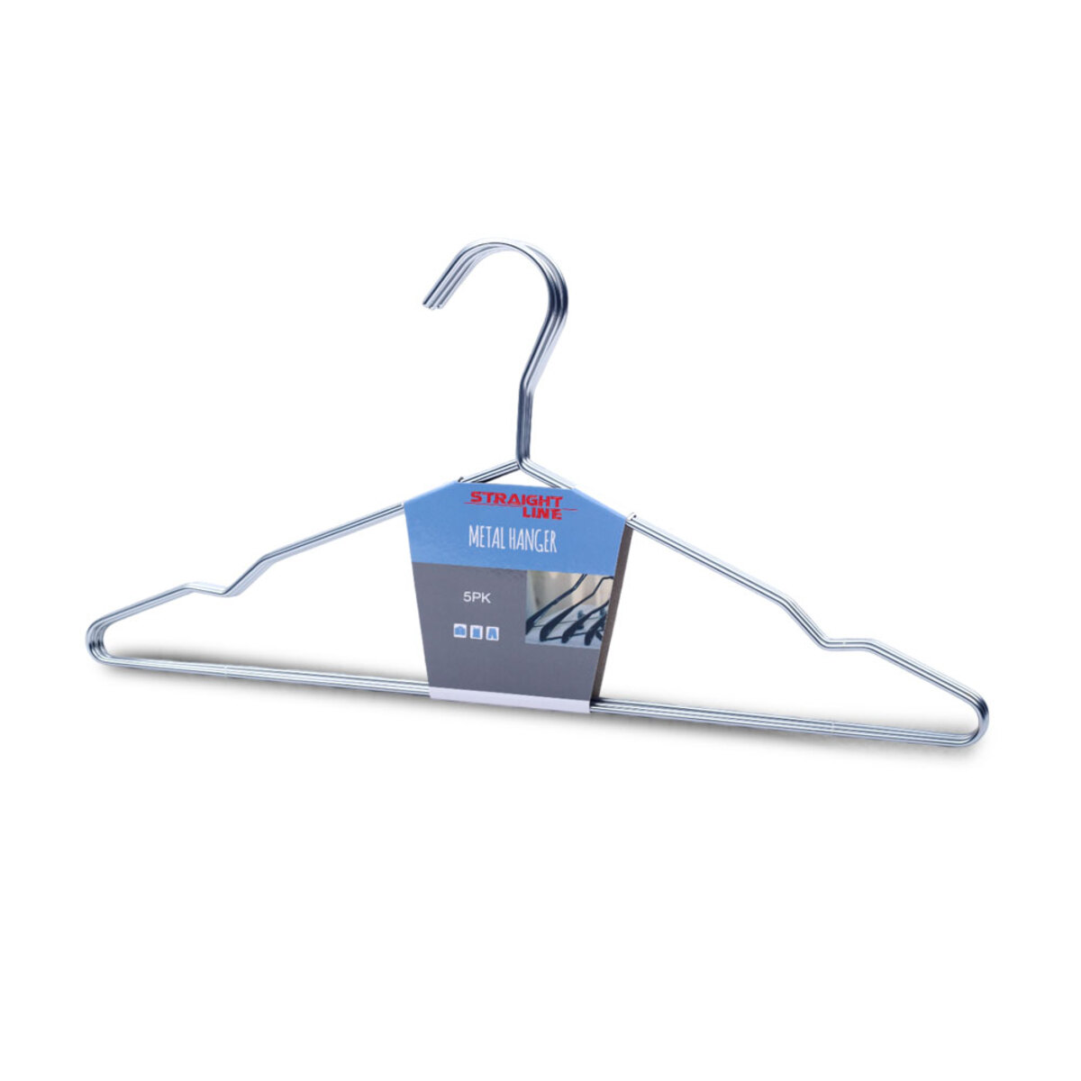 Straight Line Hanger Metal MHD-5215 5pcs