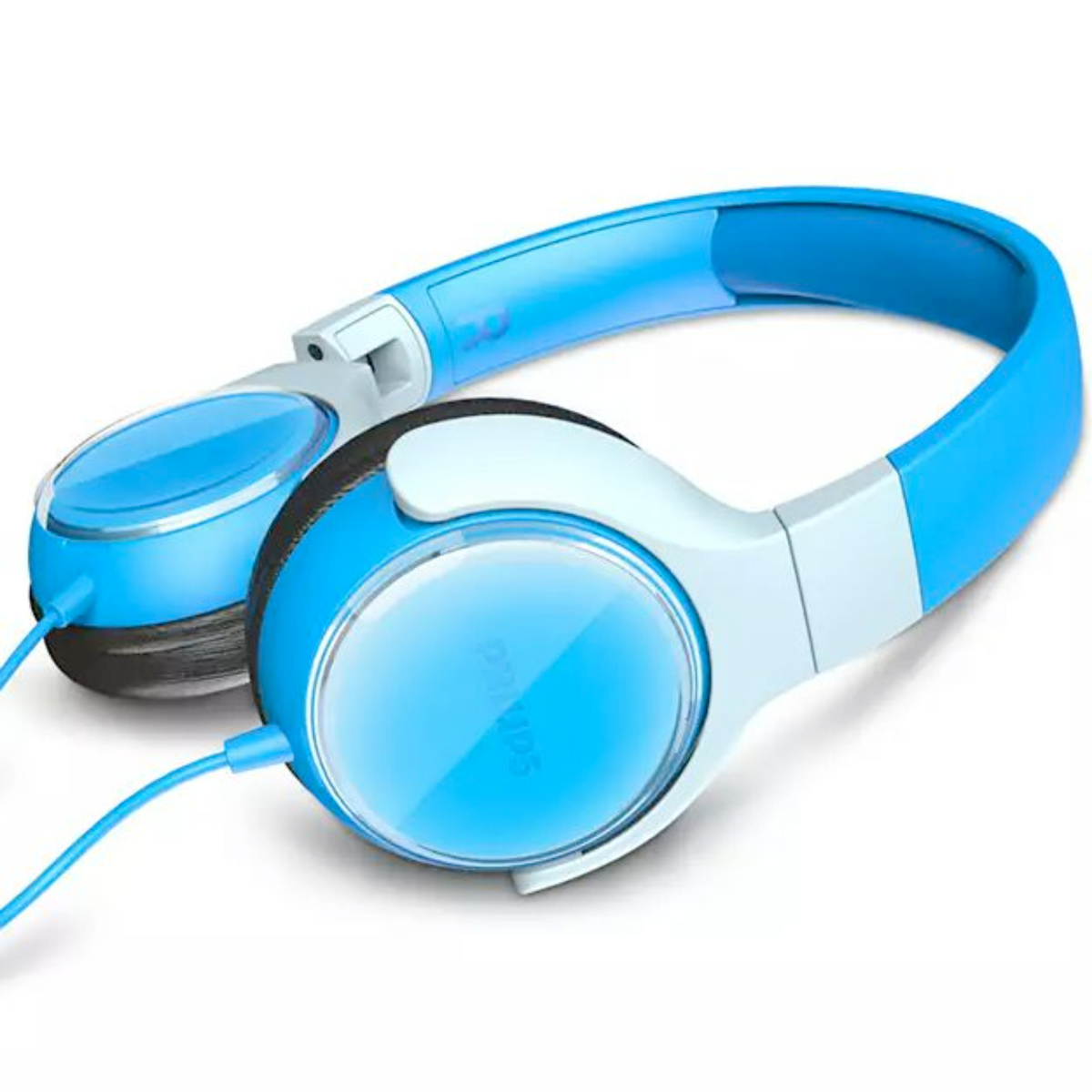 Philips Kids Wired HeadPhone with Mic, Blue, TAKH301