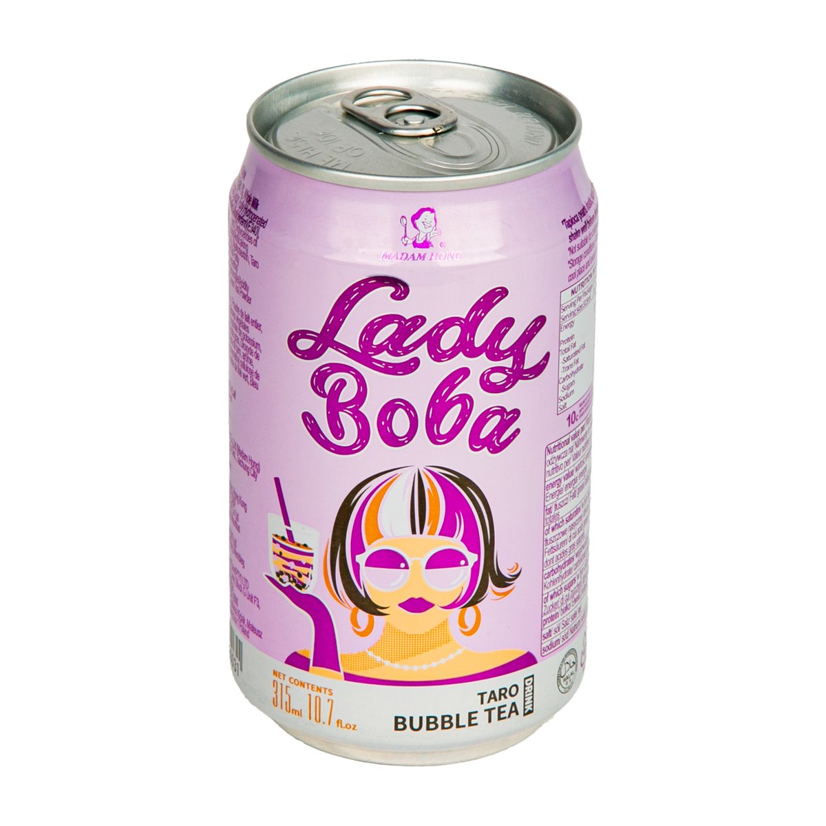 Madam Hong Lady Boba Taro Bubble Tea 315 ml