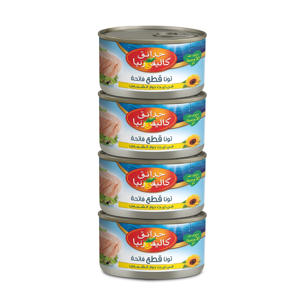 California Garden Light Meat Tuna Chunk In Sunflower Oil 4 x 170 g