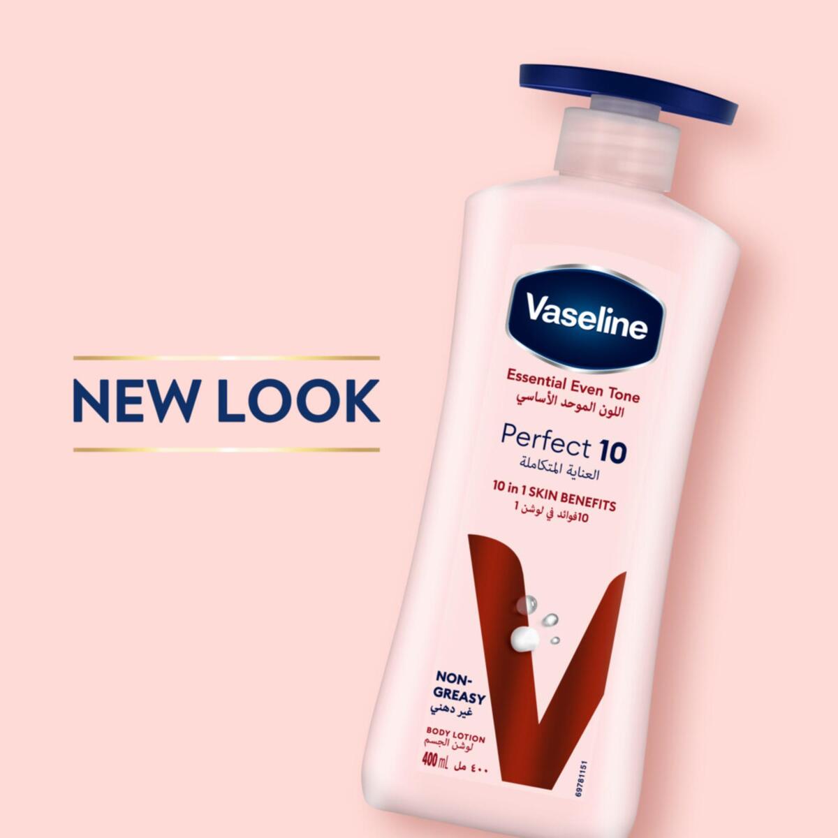 Vaseline Essential Even Tone Perfect 10 Body Lotion 400 ml