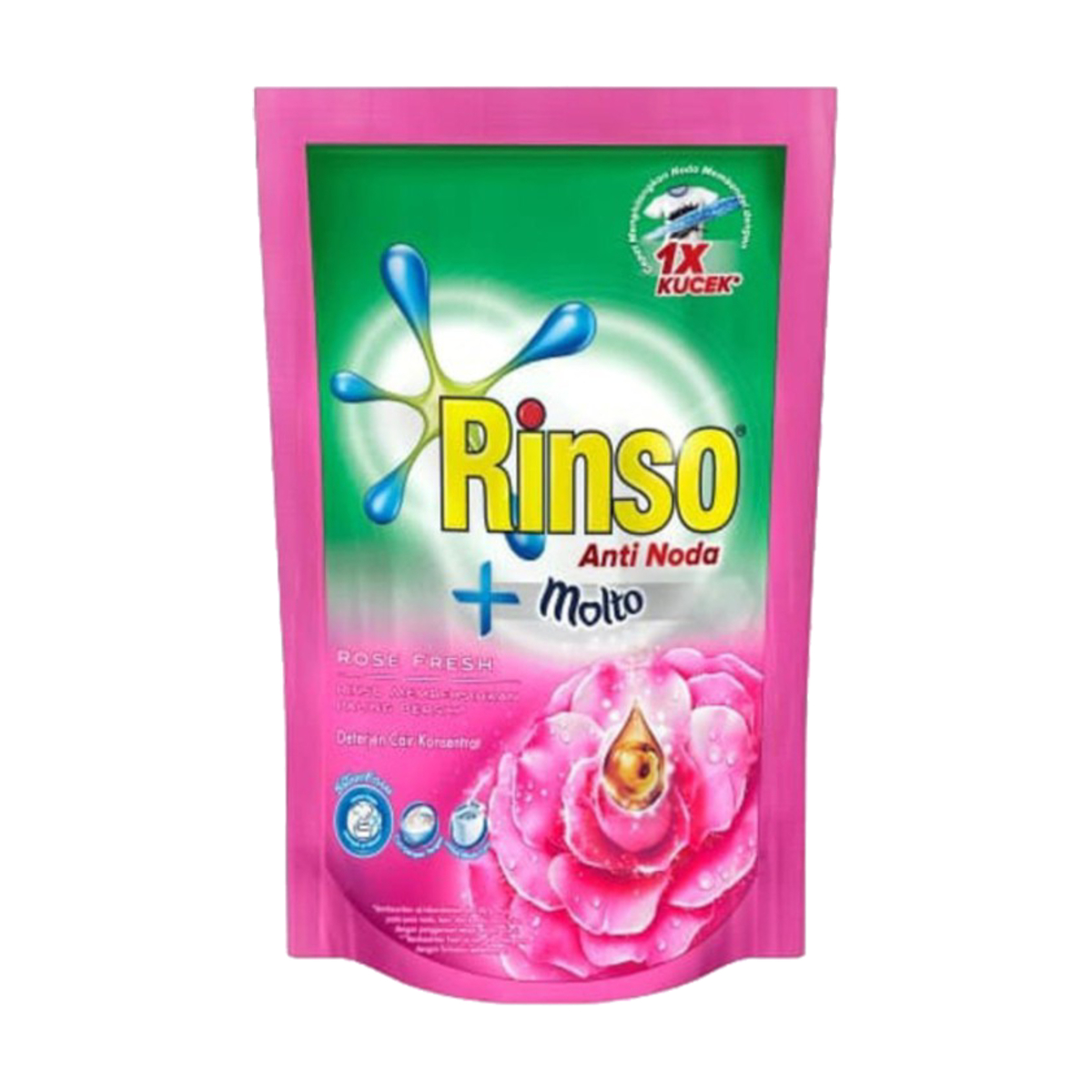 Rinso Molto Rose Fresh Liquid Refill 750ml