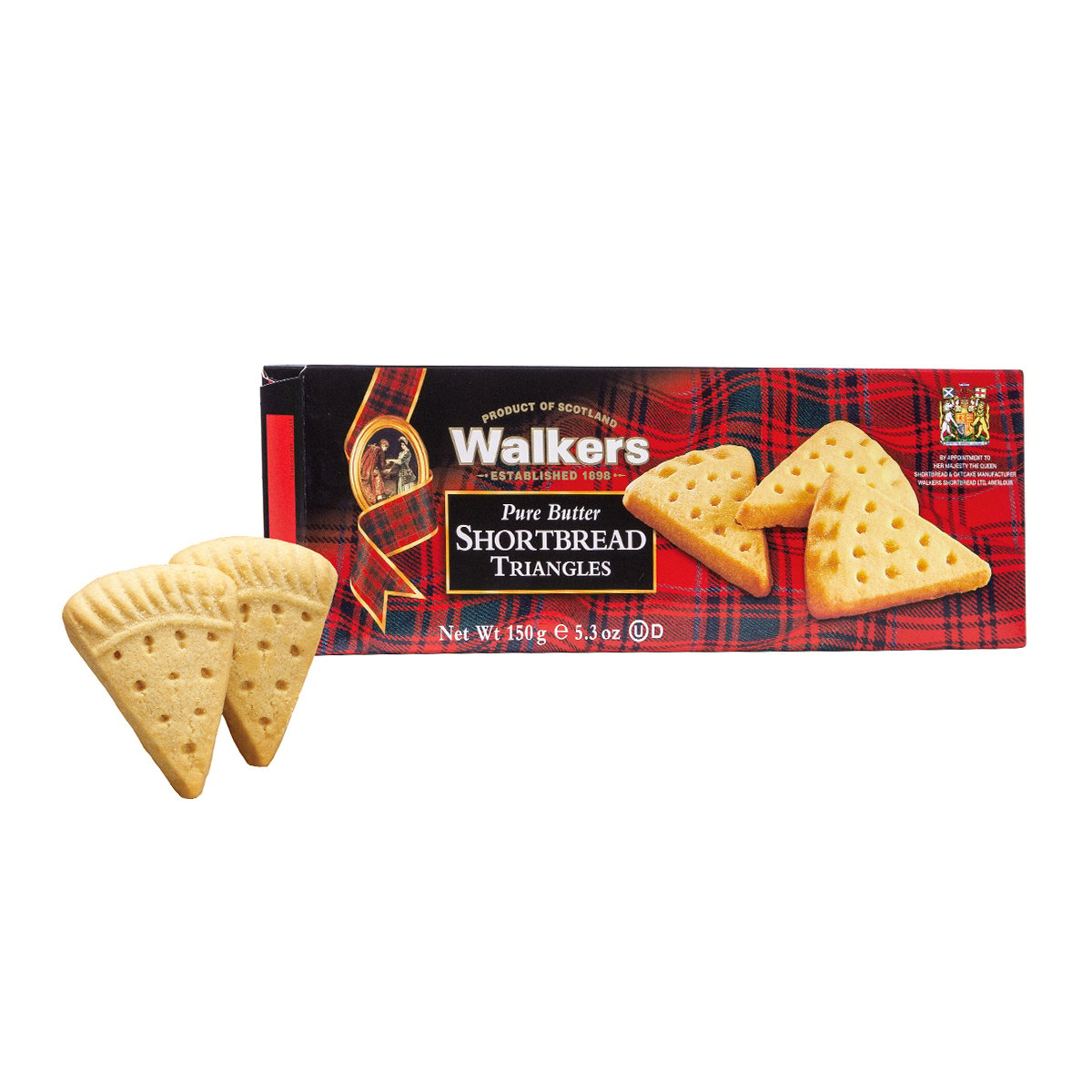 Walkers Pure Butter Shortbread Triangles 150 g