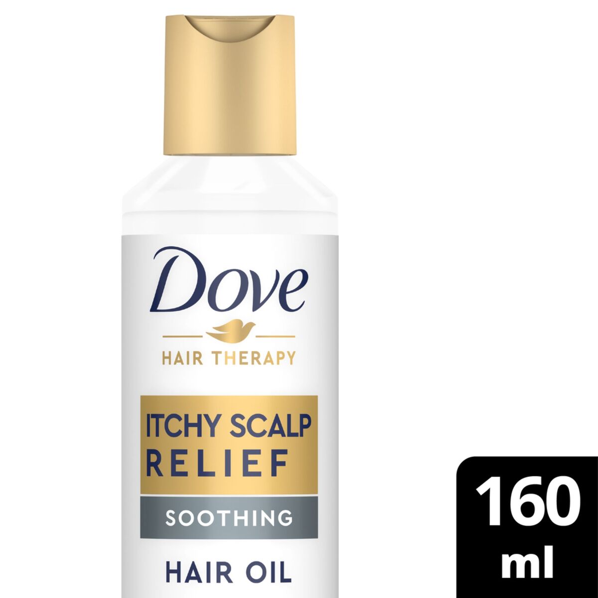 Dove Hair Therapy Itchy Scalp Relief Anti Dandruff Pre -Wash Hair Oil 160 ml
