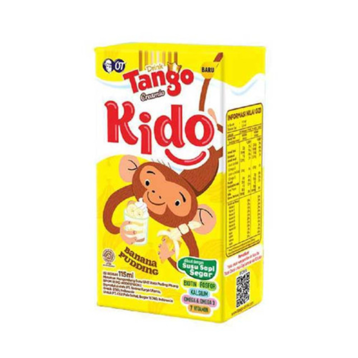 Tango Kido UHT Banana Pudding 115ml