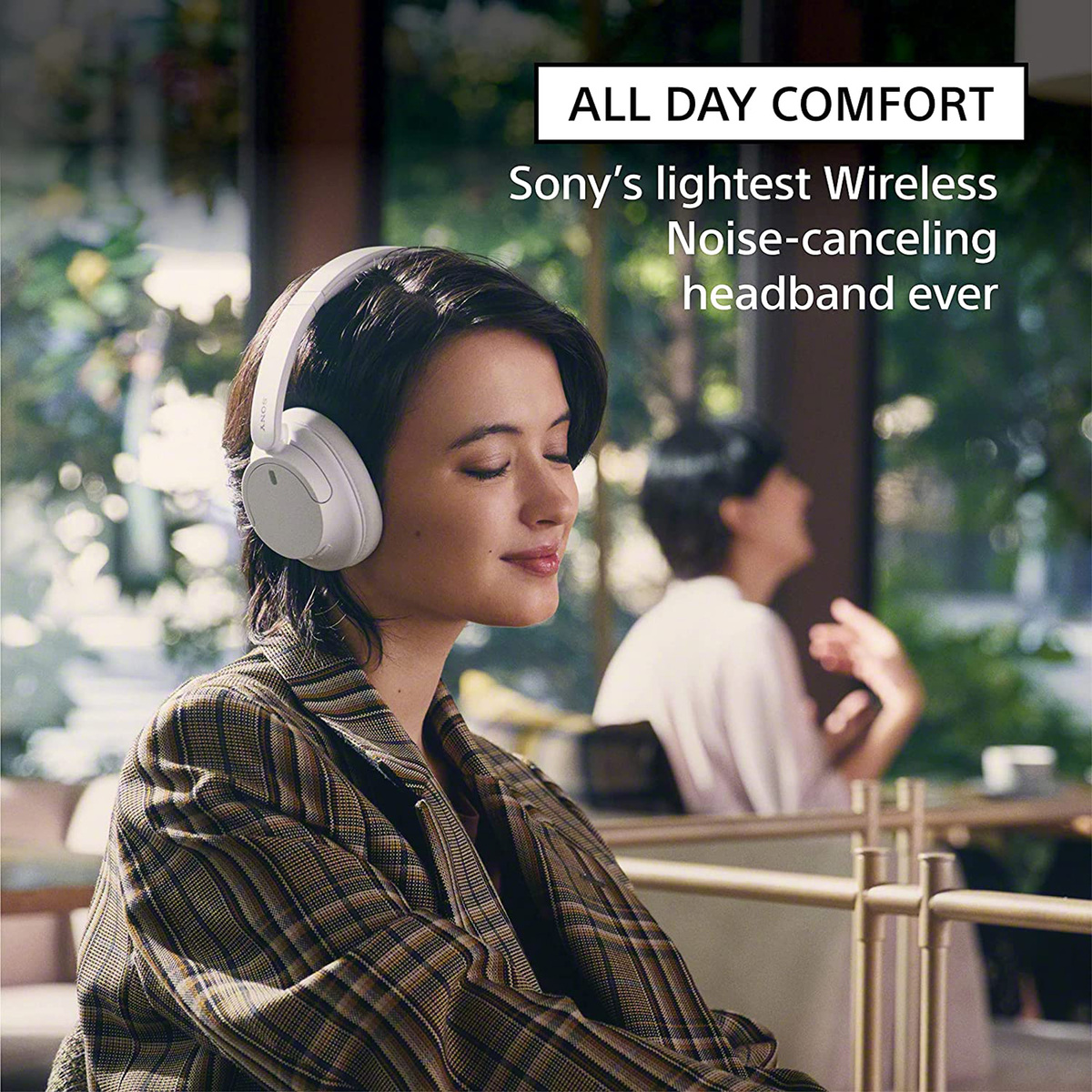 Sony Wireless Noise Cancelling Headphone, White, WH-CH720N