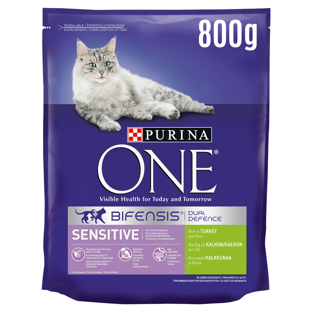 Purina One Sensitive Catfood With Turkey and Rice 800 g