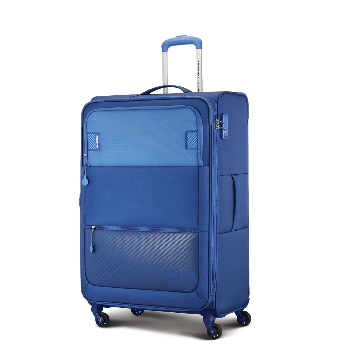 American Tourister Majoris 4 Wheel Soft Trolley, 70 cm, Blue