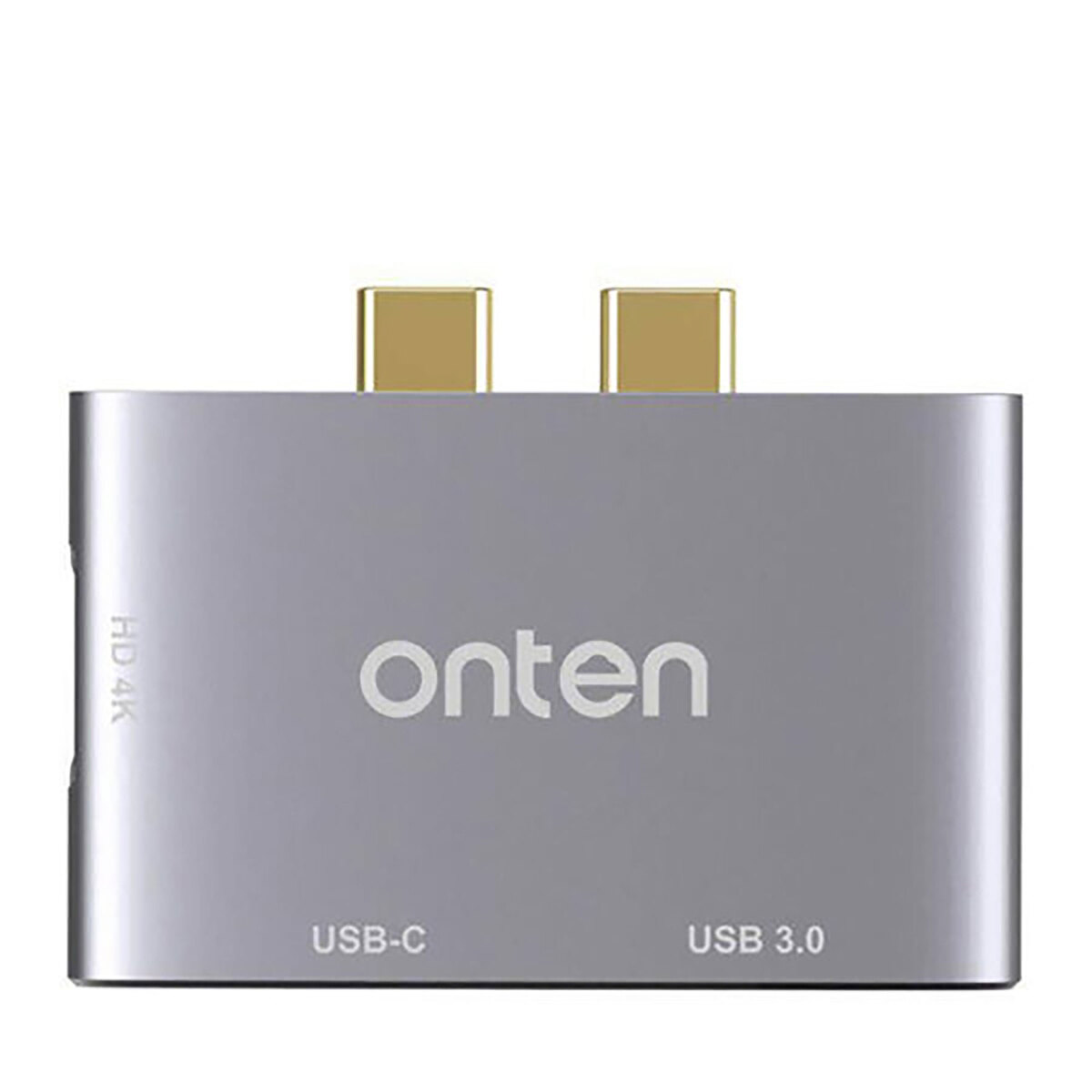 Onten Dual Type-C to HDMI Adapter with USB 3.0 and PD Port 9177S
