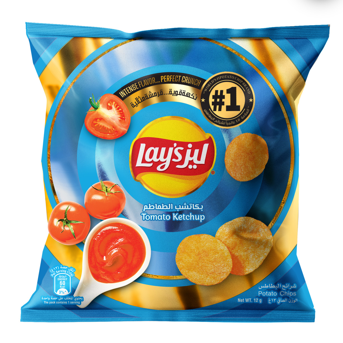 Lay's Tomato Ketchup Potato Chips 21 x 12 g